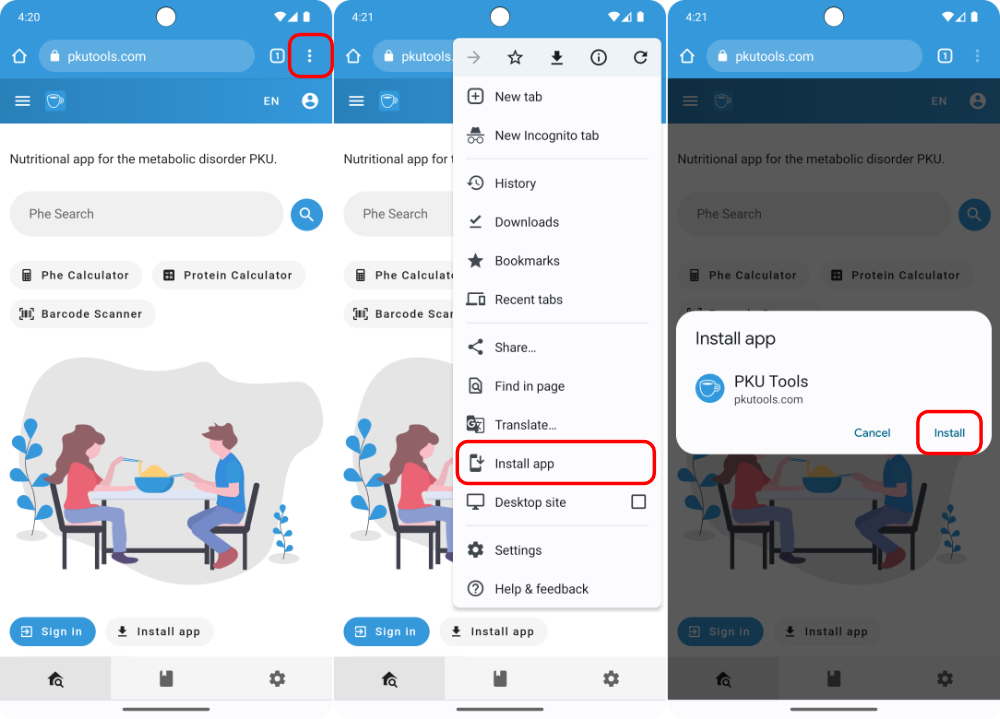 PWA on Android