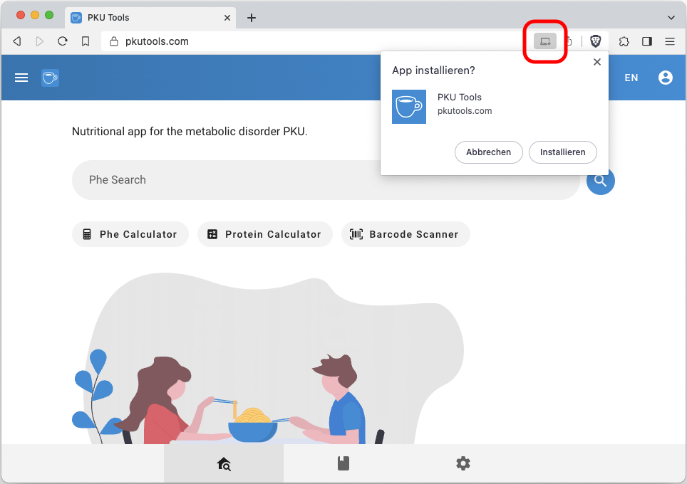 PWA on desktop
